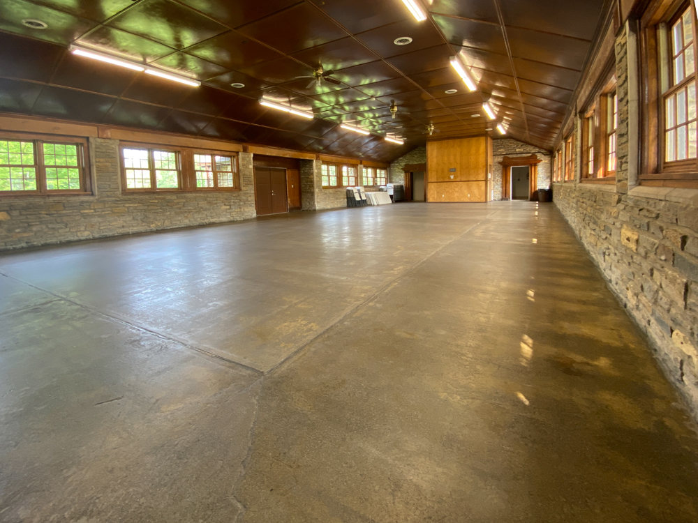 Wilson Park Shelter House Main Room View