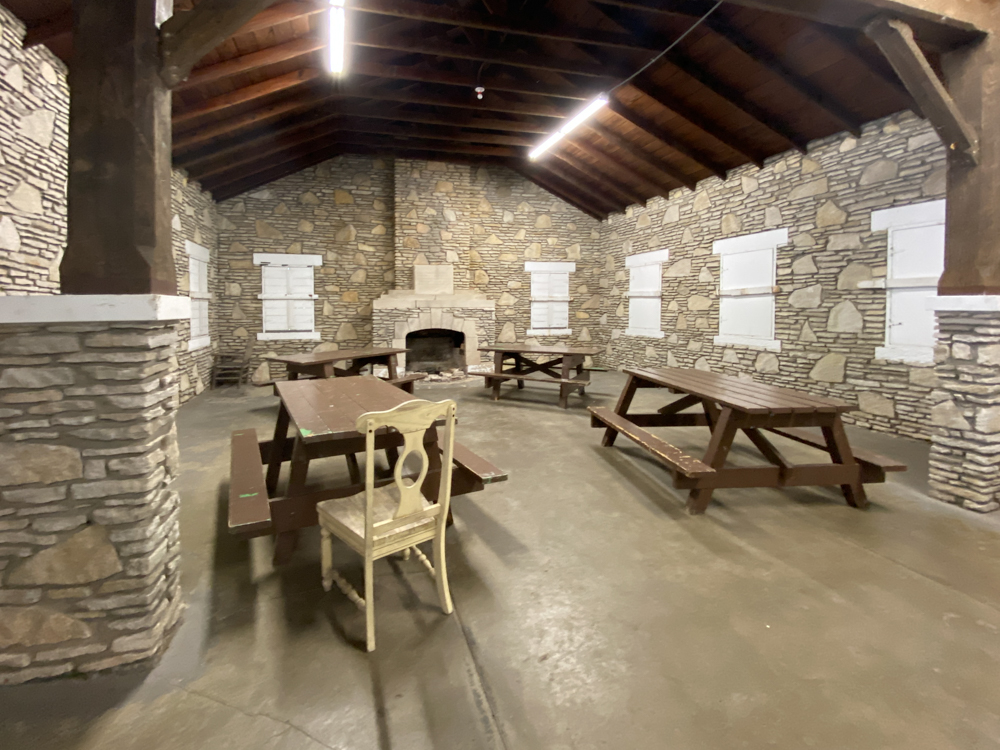 ​Otis Park Shelter House Main Rm Left Side