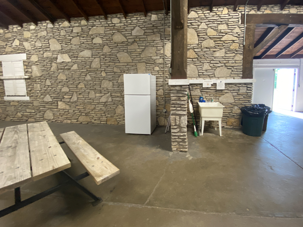 ​Otis Park Shelter House Fridge and Sink
