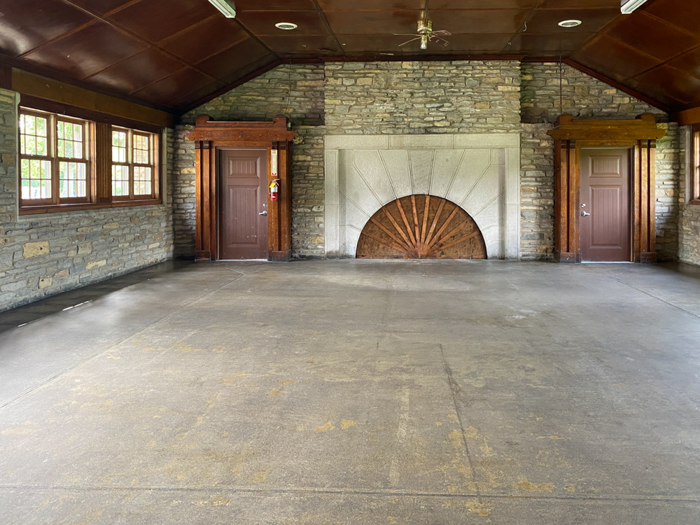 Wilson Park Shelter House Entrance View